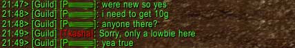 Asking for gold